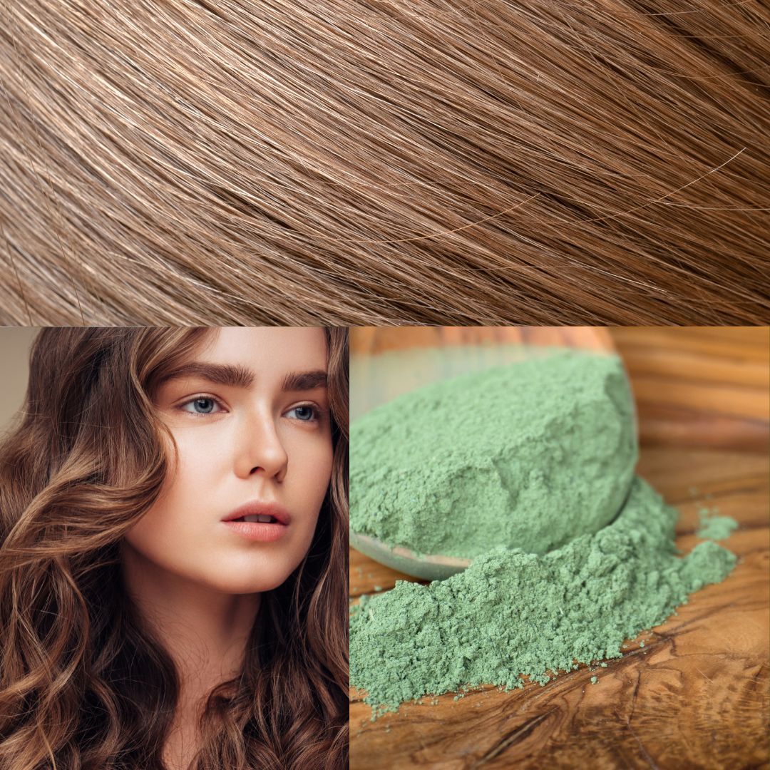 Naturlig lysebrun hårfarve - øko 100g - Naturelle.dk